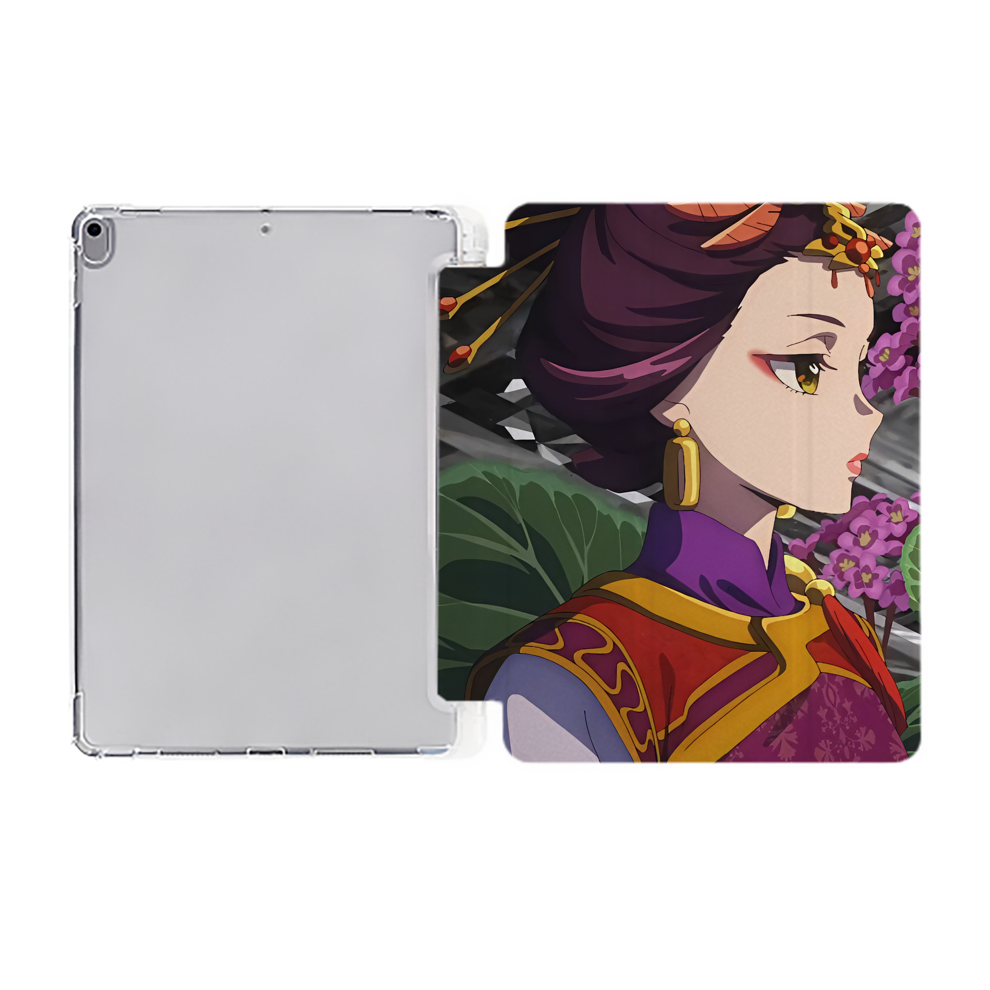 （画像用） 薬屋のひとりごと The Apothecary Diaries IPad ケース ペン収納付き 三つ折りスタンド PUレザー×シリコン 対応機種9.5/10.5/10.9インチ